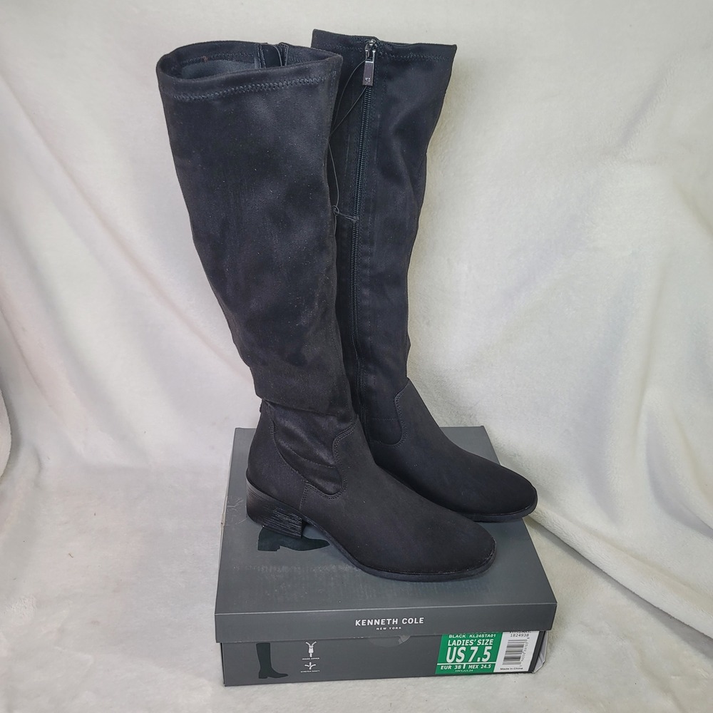 Kenneth Cole Stanford Whimsigoth Knee High Boots Festival Dressy Office Size 7.5